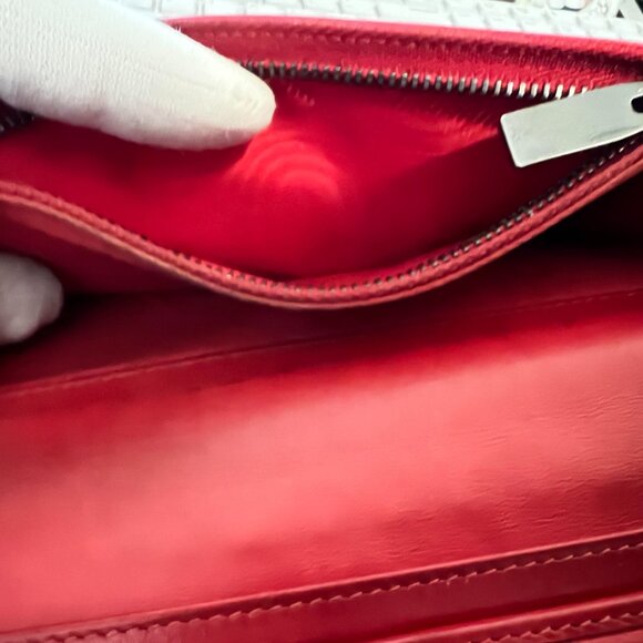 $1699 Authentic CHRISTIAN LOUBOUTIN Paris Made in ITALY Panettone Spike Wallet - Picture 10 of 12